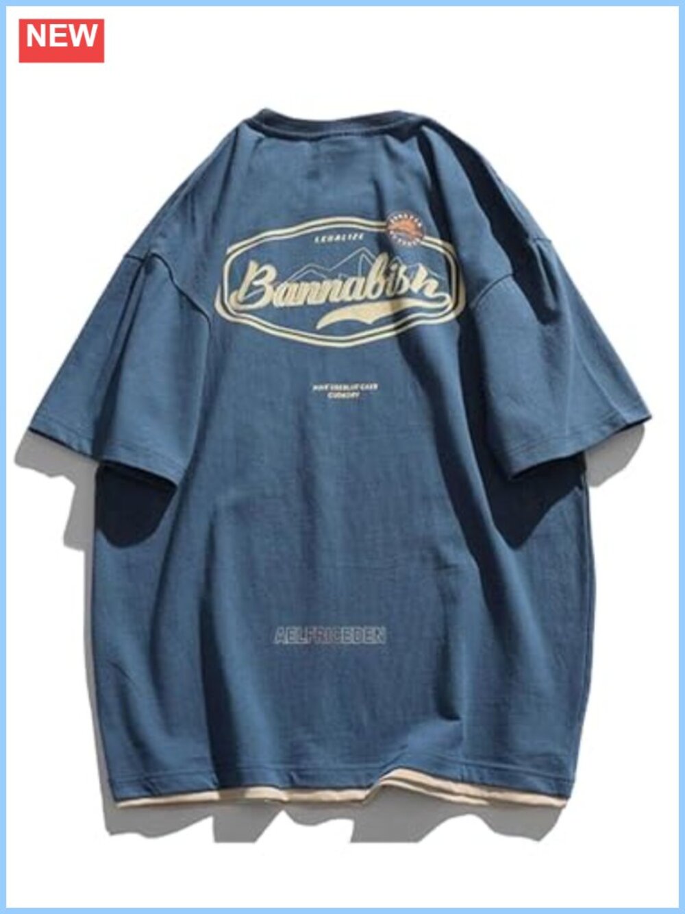 Oversized Graphic Tee Crew Neck Cotton Streetwear Casual Shirt